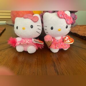TY Hello Kitty Plush Beanie Babies